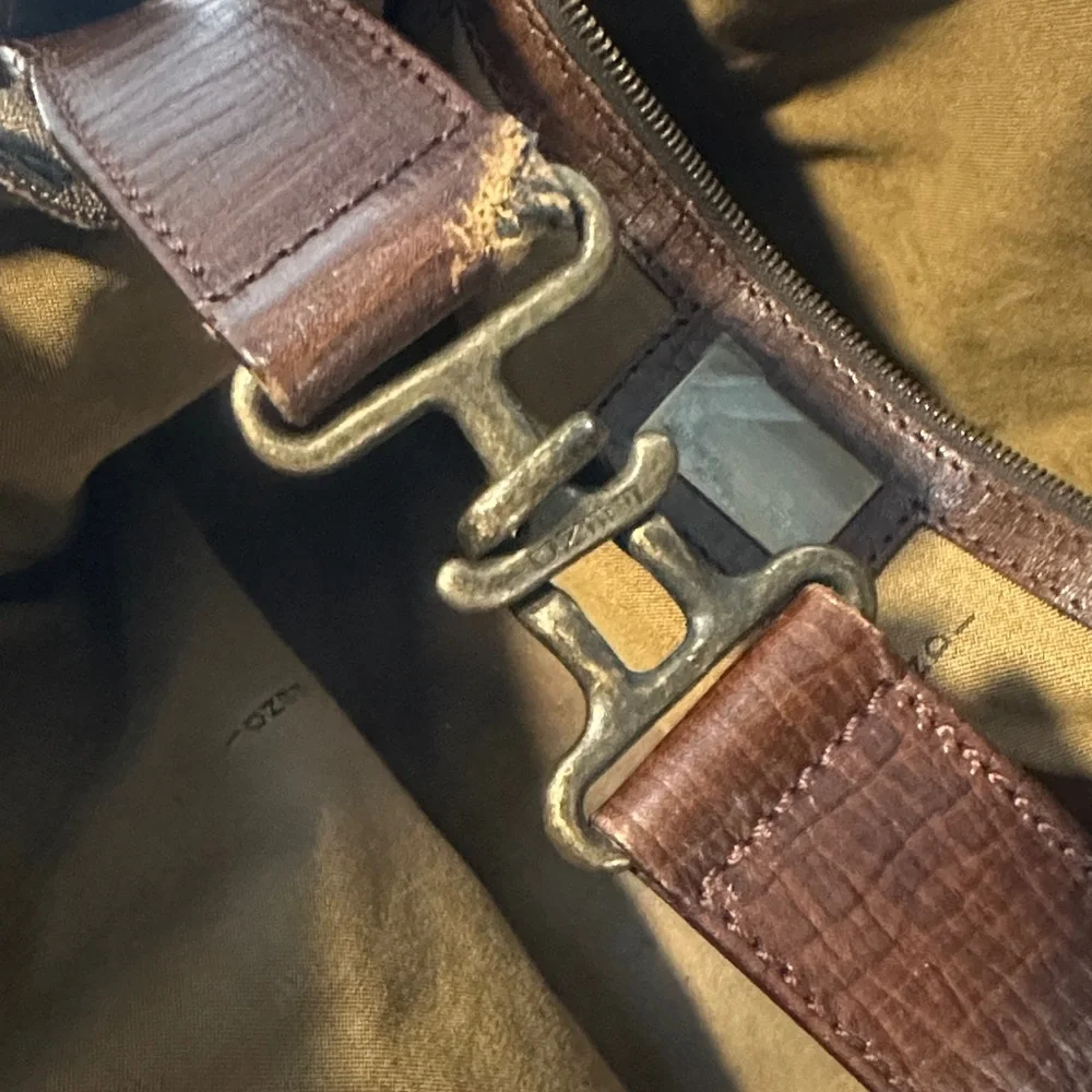 Fendi Brown Monogram Zucca Canvas Shoulder Bag